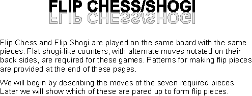 Flip Chess/Shogi