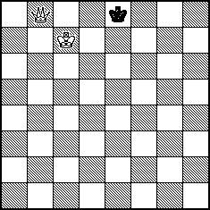 Second of 2 diagrams showing an example of how a pawn promotes.