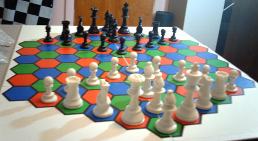 Photo of Glinksi's Hexagonal Chess