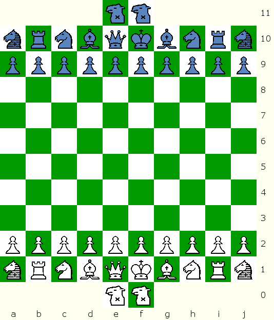 Sorcerer Chess starting position