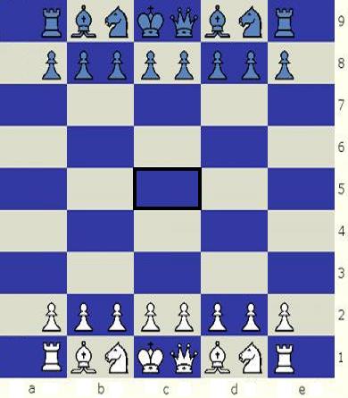 Main level of Corral Chess setup